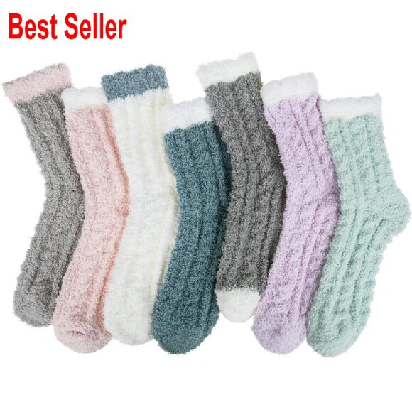 Other - Cozy Fuzzy Winter Socks Fluffy Warm Slipper Socks Chic Comfortable